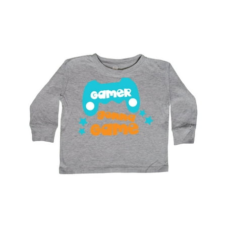 

Inktastic Gamer Gonna Game Joystick Joypad - Orange Blue Gift Toddler Boy or Toddler Girl Long Sleeve T-Shirt