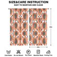 thumbnail image 2 of Boys Girls Kids Nursery Curtains Orange Papaya Print Pattern Window Drapes for Living Room Bedroom Playroom Decor Rod Pocket 42x84Inch 2 Panels, 2 of 2