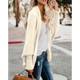 thumbnail image 2 of Women Kimono Batwing Cable Knitted Slouchy Oversized Wrap Cardigan Sweater, 2 of 4