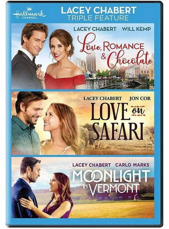 Love, Romance and Chocolate / Love on Safari / Moonlight in Vermont (Lacey Chabert Triple Feature) (DVD), Hallmark, Drama