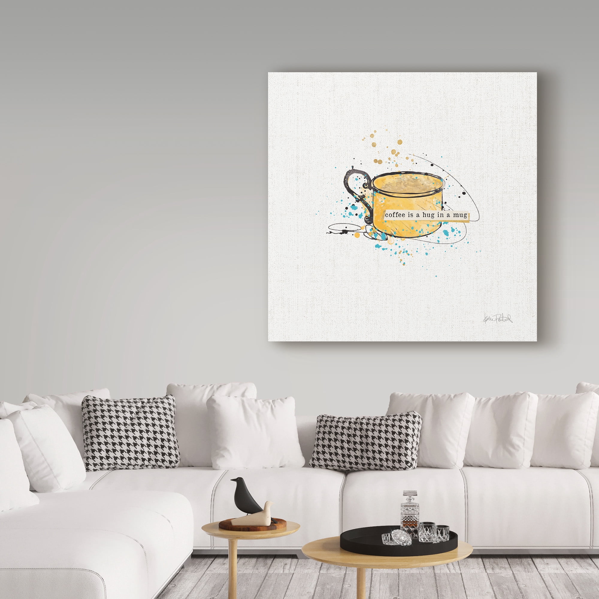 Trademark Fine Art 'Thoughtful Perk I' Canvas Art by Katie Pertiet
