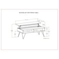 thumbnail image 2 of Pemberly Row Rectangle Wood Coffee Table with Lift Top in Walnut Brown, 2 of 8