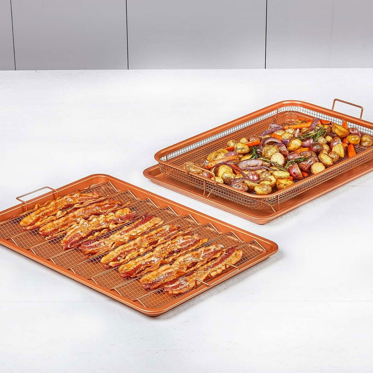Copper Chef 980087133 4 Piece XL Bacon Crisper Set