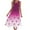 Hot Pink, variant on Xixinqiwan Women's Plus Size Summer Dresses,Women Summer Wide Strap Round Neck Sleeveless Causal Beach Vocation Midi Dress with Pockets