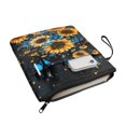 thumbnail image 2 of HELLHERO Butterfly and Sunflower Print 1pcs Book Cover with Washable Polyester Fabric Church Bible Bag for Classroom Library Student 8.66 x 11.42 Inch, 2 of 4