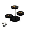 thumbnail image 4 of Soporte De Joyería, Soporte De Joyería De Diseño Circular Simple De 3 Capas, Estante De Exhibición De Joyería De Acrílico Negro Para Exhibición De Joyería Advancent HA017142-00, 4 of 6