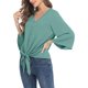 thumbnail image 3 of Txlixc Blusa de color sólido para mujeres Txlixc moda, 3 of 6