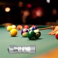 thumbnail image 3 of Billiard Cue Stick Tip Scuffer Shaper Snooker Pool Tip Cue Tapper Cue Care Tool silver, 3 of 10