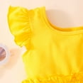 thumbnail image 6 of Toddler Girls Outfits Summer Clothes Yellow Tops and Sunflowe Print Shorts Set Size 18-24Months 2T/703, 6 of 7