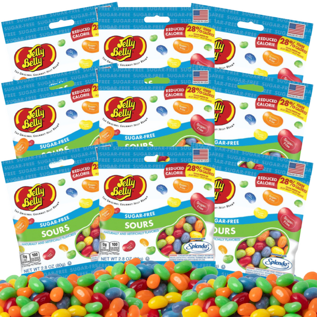 Jelly Belly Sour Sugar Free Jelly Beans Sugar Free Candy (Sour