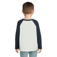 thumbnail image 3 of Garanimals Toddler Boy Long Sleeve Raglan T-Shirt, Sizes 12M-5T, 3 of 5