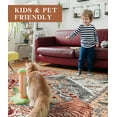 thumbnail image 3 of CHAKME 9'x12' Vintage Tiger Area Rugs Non Slip Machine Washable Vintage Boho Carpet Low Pile Print Bedroom Dining Room Home Office Rug,Beige, 3 of 8