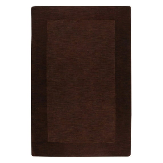 Surya Mystique 8' x 8' Square Hand Loomed Wool Rug in Brown