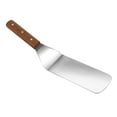 thumbnail image 7 of Uxcell Griddle Griddle Spatula Stainless Steel & Wood Cake Pizza Grill Spatula Baking Cutter Wooden Handle 13.8" x 2.9", 7 of 7