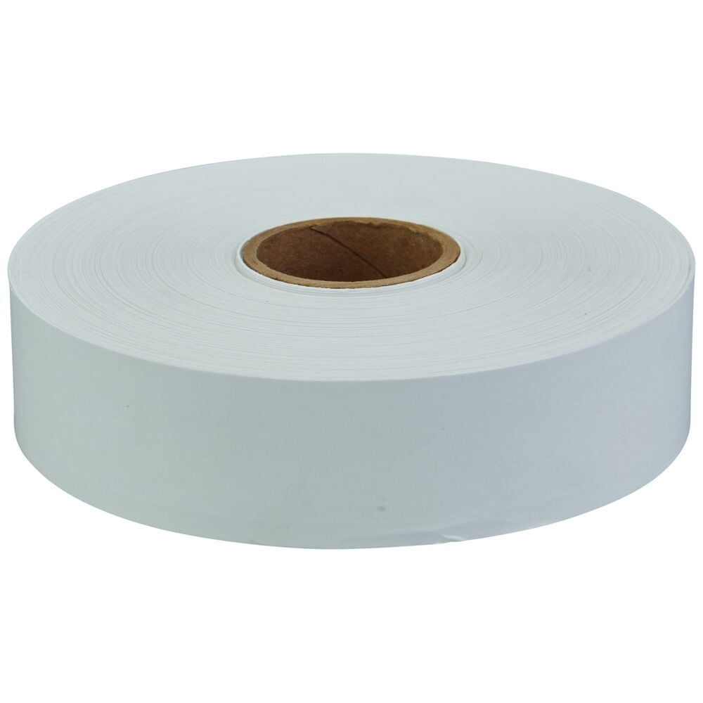 Light-Duty Grade Paper Tape, White, 1.5" X 375', 12 rolls