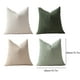 thumbnail image 3 of 4 Pcs Soft Weave Pillowcases Set Standard Size Breathable Face Friendly Pillow Shams Decorative Weave Pillow Case Covers, 3 of 6