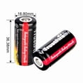 thumbnail image 4 of WINDLAND 2Pcs 16340 Li-ion Rechargeable Battery 880mAh CR123A 3.7V, 4 of 6