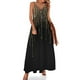 thumbnail image 1 of Vestido de noche elegante de lujo negro dorado brillante con flecos sin mangas, vestido de noche para mujer, vestido de noche para mujer, vestido de fiesta, 1 of 7