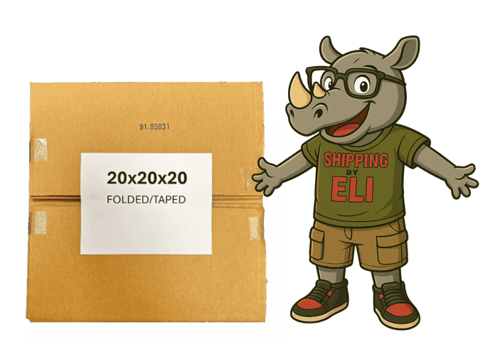20x20x20 (200 lb strength) | SINGLE CARDBOARD BOX