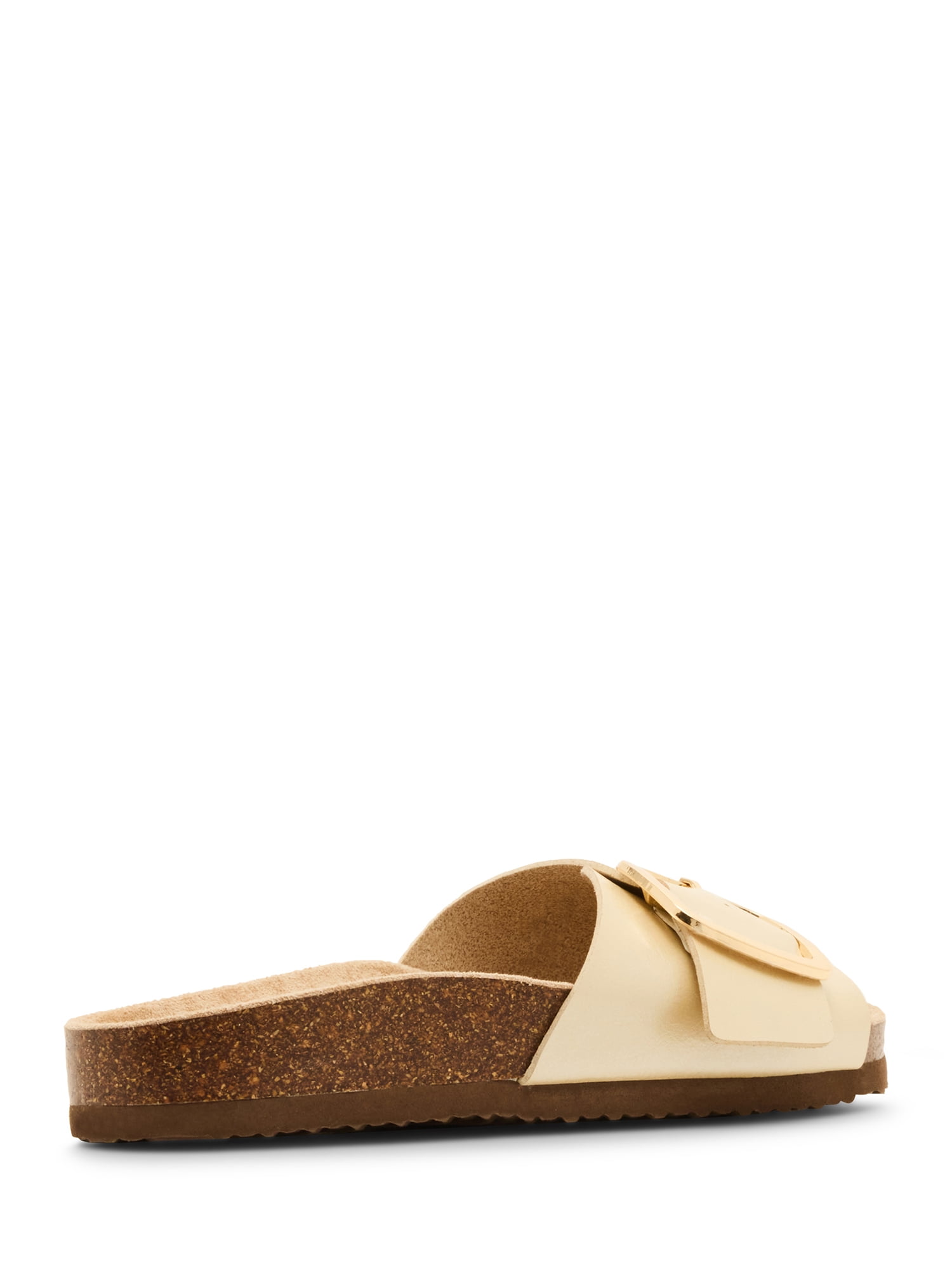Madden Girl Women's Bannerr One Strap Buckle Slide Sandal