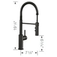 thumbnail image 4 of Blanco 401917 Catris 1.5 GPM Single Hole Pre-Rinse Pull Down Kitchen Faucet - PVD Steel, 4 of 7