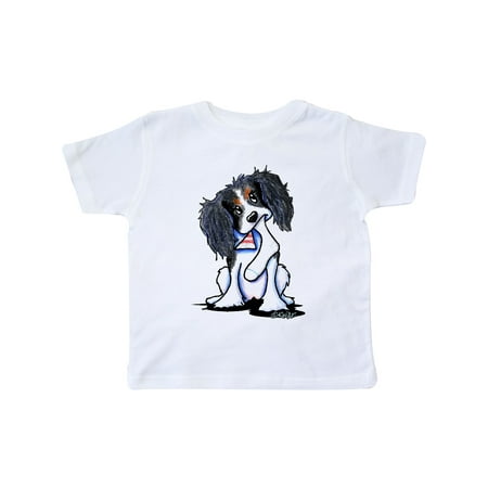 

Inktastic Tri Color King Charles Spaniel Gift Toddler Boy or Toddler Girl T-Shirt