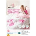 thumbnail image 3 of Cozy Cotton Minky Comforter / Twin size / 57"x70", Lucy's Garden, 3 of 4