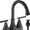 Oil Rubbed Bronze, variant on Kede Bathroom Sink Faucet 4 Inch 2 Handle Centerset Lead-Free Matte Black Modern Bathroom Faucet Vanity Faucet with Pop-up Drain Stopper and Supply Hoses
