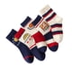 thumbnail image 2 of 5 Pares Calcetines De Baloncesto para Niños Estilo Deportivo para Niños Letra De Baloncesto Sueltos Suaves Transpirables Calcetines A Media Pantorrilla Todo Partido M 3-5 Años, 2 of 5