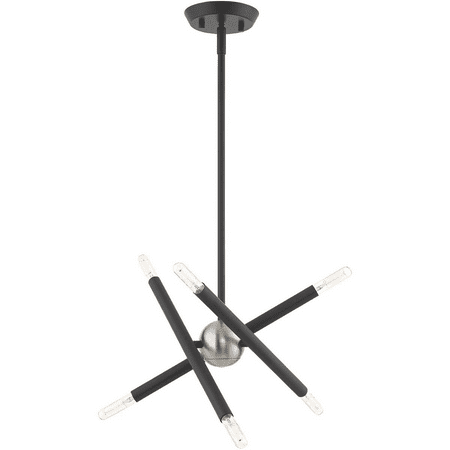 

Scandinavian Gray Tone Finish Chandeliers Steel Material Candelabra 15 Long 3 Light Fixture