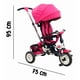 thumbnail image 4 of Triciclo Evolutivo Para Niños Semi-Plegable Asiento 360° Rosa, 4 of 4