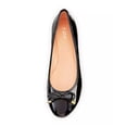 thumbnail image 3 of YDN Women Simple Bowknot Round Closed Toe Comfortable Ballets Slip On Ballet Flats Heel Walking Office Outfit Slide Shoes Size 14 Black, 3 of 4