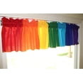 thumbnail image 3 of Solid Poplin Window Valance 120" Wide Rainbow, 3 of 4