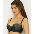 thumbnail image 4 of Wonderbra Women's Refined Glamour Balconette Bra, Black, 38D, 4 of 6