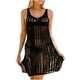 thumbnail image 1 of Traje de baño qucoqpe para mujer, pareo de bikini con escote en V, holgado, sin mangas, para playa, 1 of 4