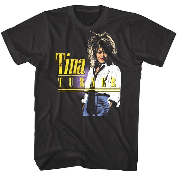 Tina Turner 24/7 Men's T Shirt (Black, AdultL)