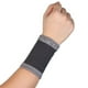 thumbnail image 5 of 1 Par de muñequeras Yinane gris elástico ejercicio fitness compresión artritis, 5 of 8