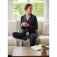 thumbnail image 3 of Barefoot Dreams Women's Luxe Milk Jersey Piped Pajama Set, Soft Modal Sleepwear, 3 of 8