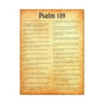 thumbnail image 1 of Scripture Walls Psalm 109 Chapter Gold Bible Canvas Christian Wall Art Ready to Hang Unframed, 1 of 7