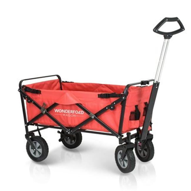 WonderFold Wagons S1Red Basic Outdoor Folding Wagon, Red