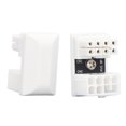 thumbnail image 1 of GPU U Turn Power Adapter, GPU U Turn 180 Degree Angle Power Adapter Standard Type and Reverse Type 2Pcs 8 Pin  for Desktop Graphics Card, 1 of 7