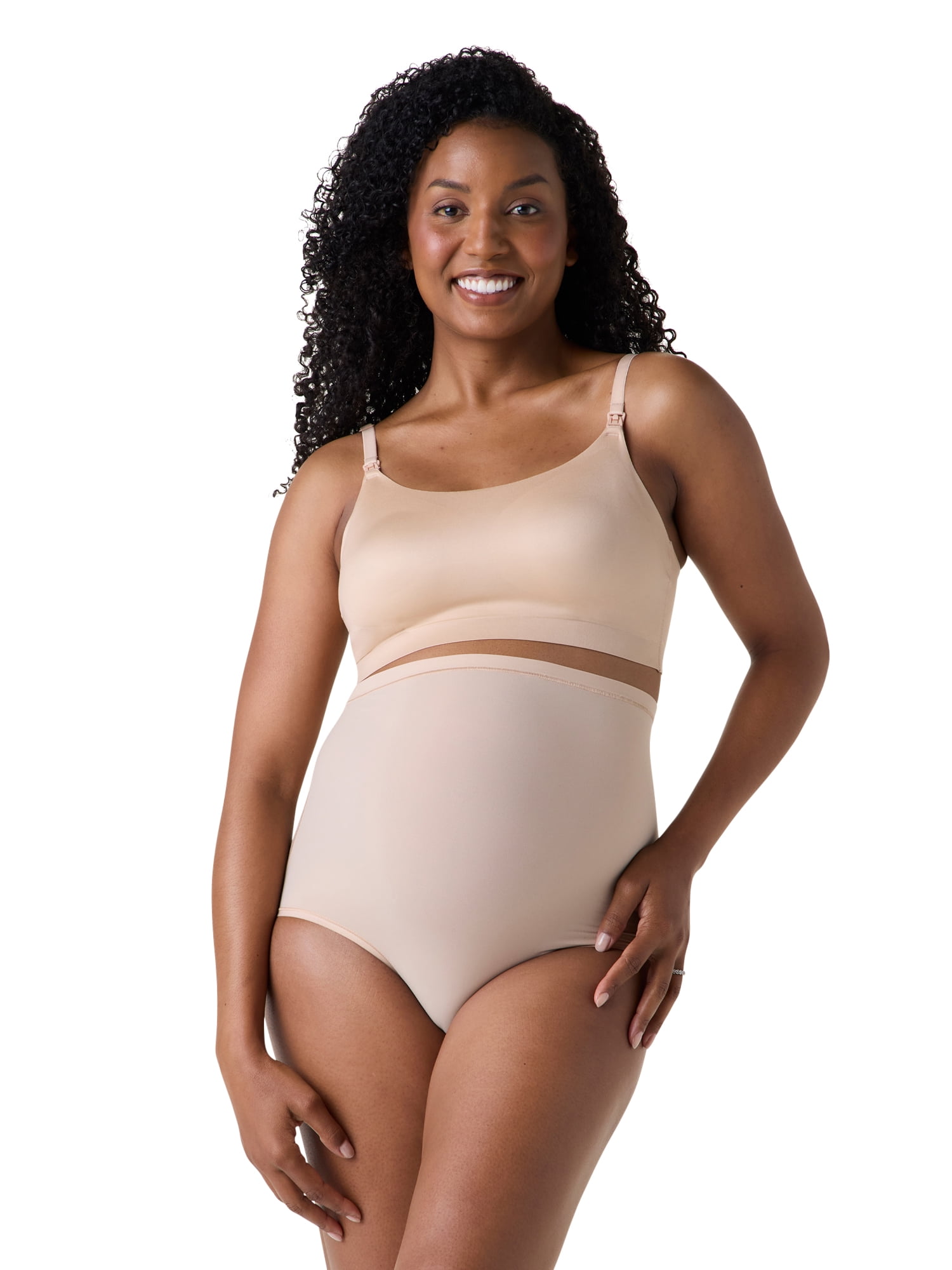 Ingrid & Isabel For Every Belly Women's Flexible Comfort Maternity High Waist Brief Panties, 3-Pack, Sizes S-4XL