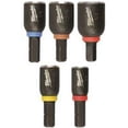 thumbnail image 1 of Milwaukee Electric Tools 0749655 Shockwave Insert Nut Driver Set, 5 Pieces, for Use with Shockwave Magnetic Bit Tip Holders, 1 of 2