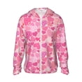thumbnail image 1 of Fotbe Love Chaqueta con Protección Solar UPF 50+ para Hombre y Mujer, Camisa con Capucha y Bolsillos-X-Large, 1 of 7