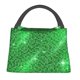 thumbnail image 1 of Fotbe Shiny round green sequins Bolsa Térmica Portátil con Estampado, Bolsa de Entrega de Alimentos Aislada, Bolsa Reutilizable de Gran Capacidad para Comidas y Supermercado, 1 of 6