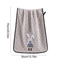 thumbnail image 4 of Yhmxh Easter Hand Towels Easter Bunny Decorative Towels for Bathroom 14" x 29" Cotton Bunny Carrot Bathroom Towel Decorative Dish Towels Embroidered Rabbit Soft for Bathroom Beach Kitchen Gift, 4 of 7