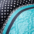 thumbnail image 4 of Mi-Zone Chloe Comforter Set, Full/ Queen, Teal, 4 of 5