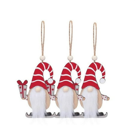 

2PC Home Decor Christmas decoration old man pendant Rudolph small Room Decor Wall Bedroom Bathroom Kitchen Living Room