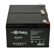 Raion Power 12V 12Ah Battery for Power Wheels (By Fisher-Price) 00801-1661 (method 1) - 2 Pack
