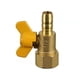 thumbnail image 4 of Válvula de gas de cobre espesado, válvula de gas, interruptor de gas natural, calentador de agua, grifo doméstico, válvula de bola con núcleo de cobre, 4 puntos, 4 of 4